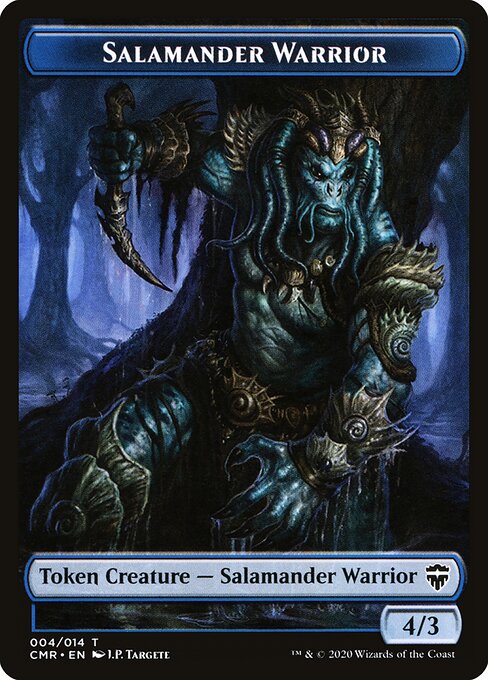 Commander Legends Tokens - 4 - Salamander Warrior - Common