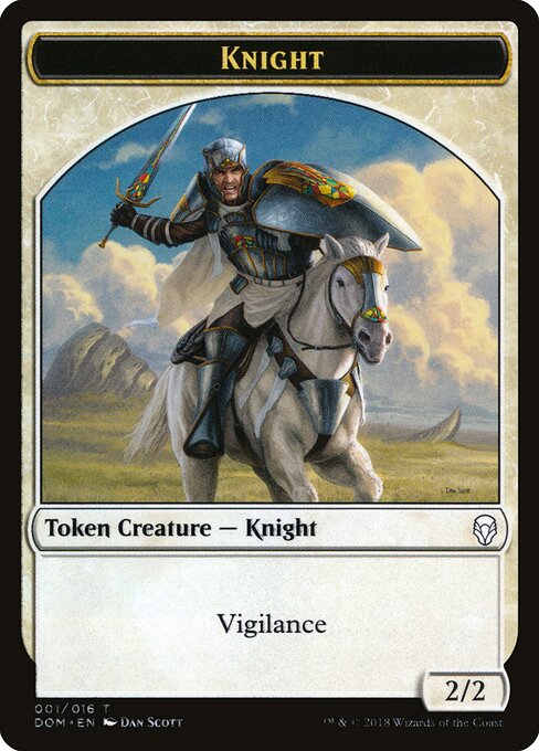 Dominaria Tokens - 1 - Knight - Common