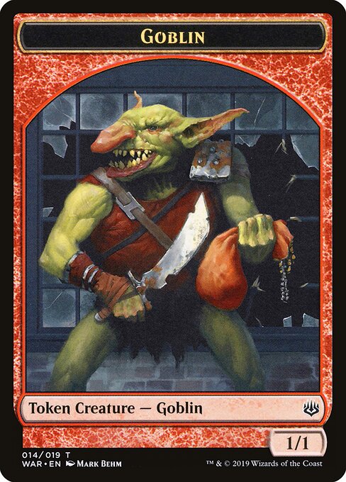 War of the Spark Tokens - 14 - Goblin - Common