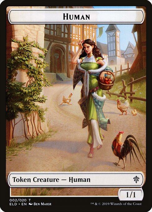 Throne of Eldraine Tokens - 2 - Human - Common