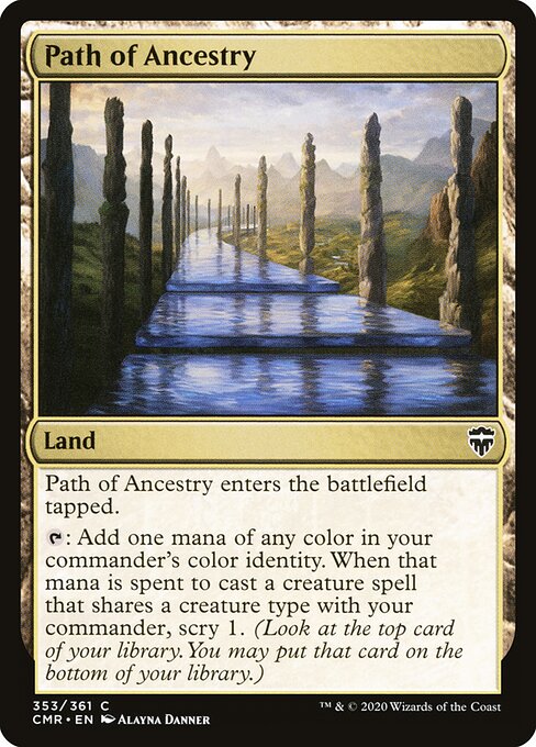 Commander Legends - 353 - Path of Ancestry - Common