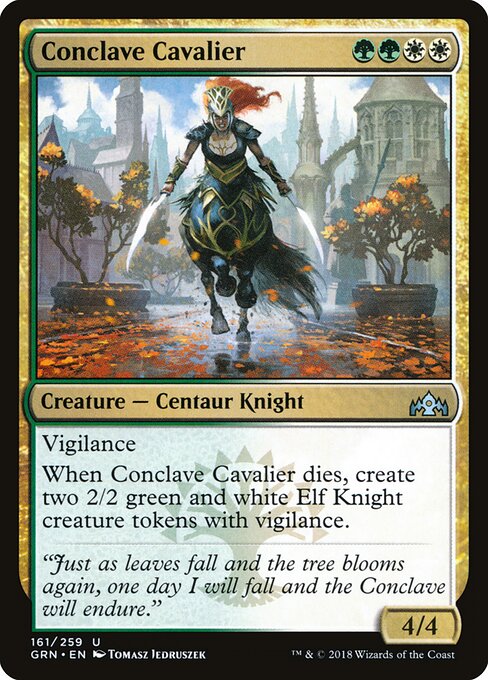 Guilds of Ravnica - 161 - Conclave Cavalier - Uncommon