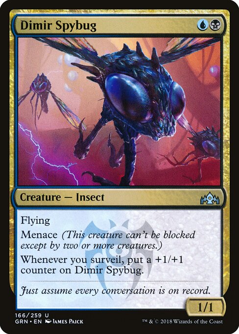 Guilds of Ravnica - 166 - Dimir Spybug - Uncommon