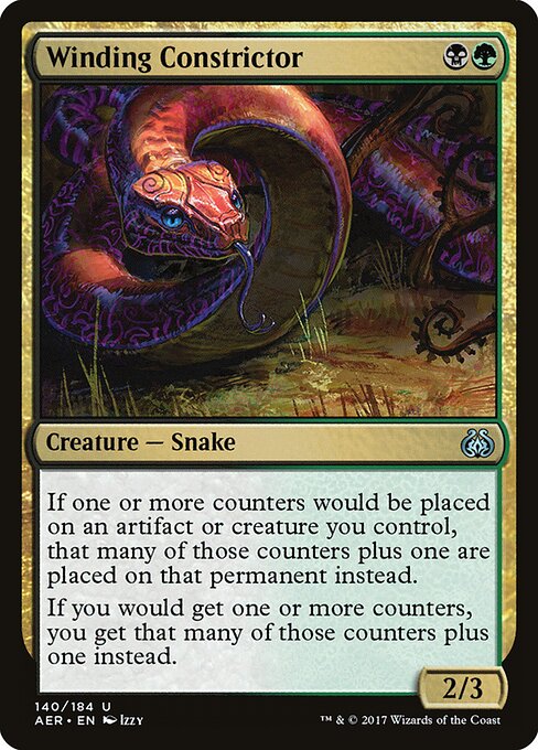 Aether Revolt - 140 - Winding Constrictor - Uncommon