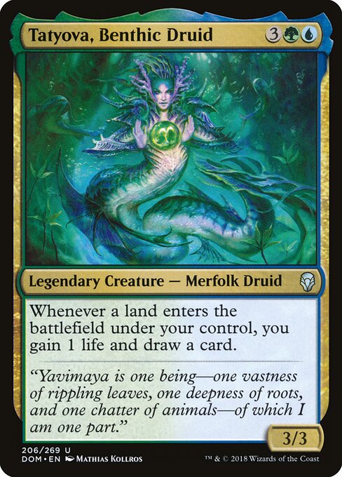 Dominaria - 206 - Tatyova, Benthic Druid - Uncommon