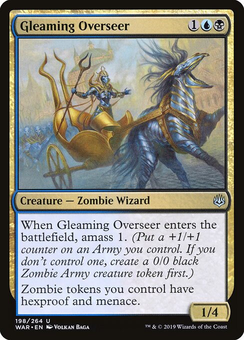 War of the Spark - 198 - Gleaming Overseer - Uncommon