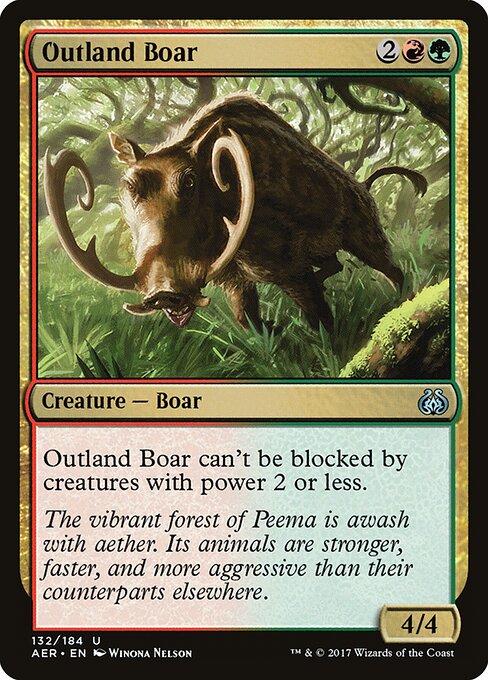 Aether Revolt - 132 - Outland Boar - Uncommon