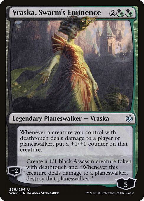 War of the Spark - 236 - Vraska, Swarm's Eminence - Uncommon