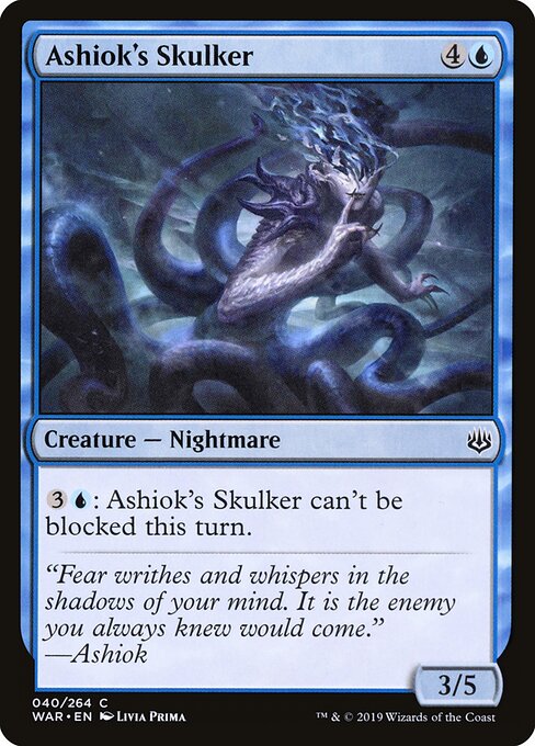 War of the Spark - 40 - Ashiok's Skulker - Common