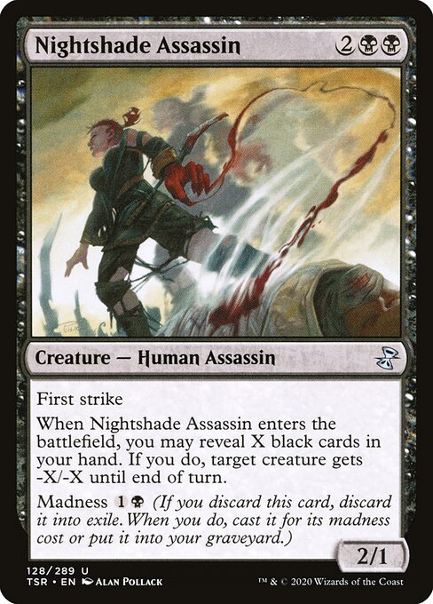 Time Spiral Remastered - 128 - Nightshade Assassin - Uncommon