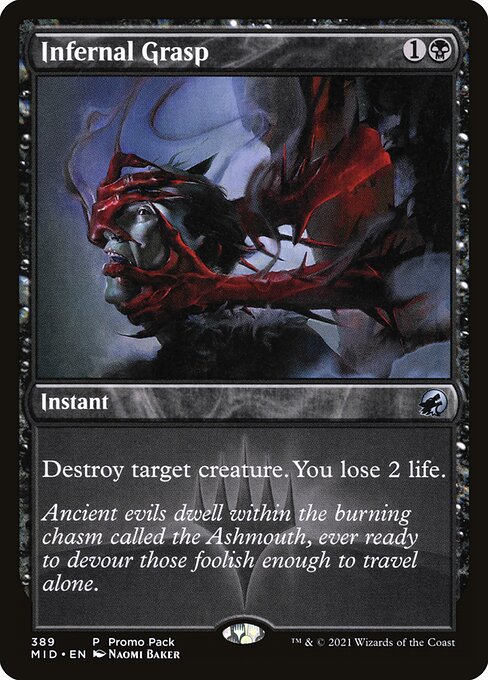 Innistrad: Midnight Hunt - 389 - Infernal Grasp - Uncommon