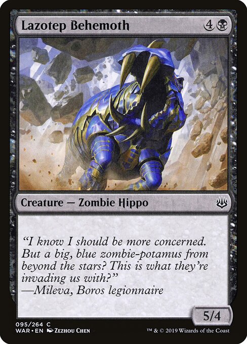 War of the Spark - 95 - Lazotep Behemoth - Common