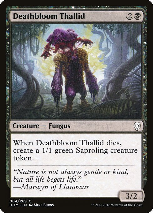 Dominaria - 84 - Deathbloom Thallid - Common
