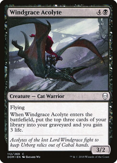Dominaria - 112 - Windgrace Acolyte - Common