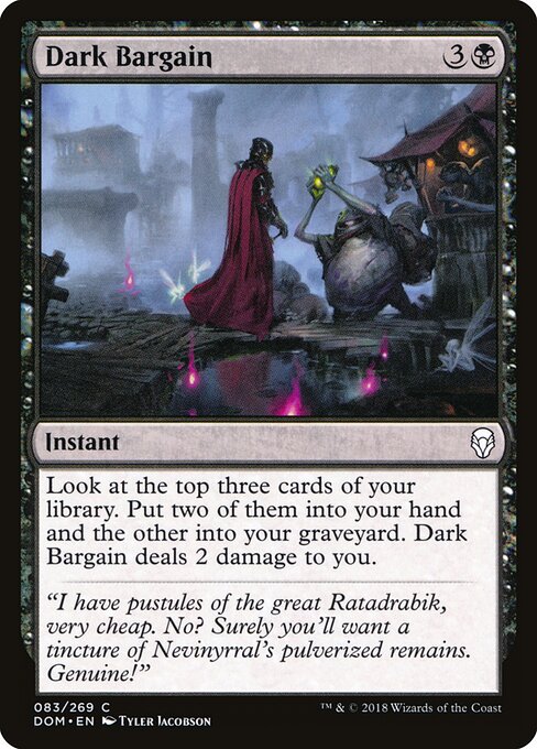 Dominaria - 83 - Dark Bargain - Common