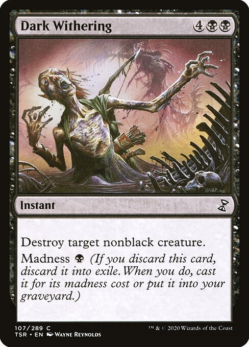 Time Spiral Remastered - 107 - Dark Withering - Common