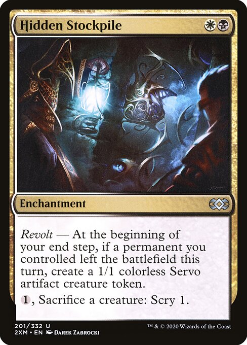 Double Masters - 201 - Hidden Stockpile - Uncommon