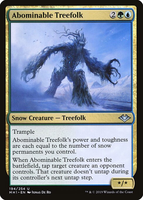 Modern Horizons - 194 - Abominable Treefolk - Uncommon