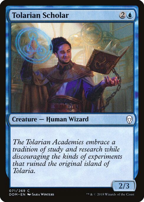 Dominaria - 71 - Tolarian Scholar - Common