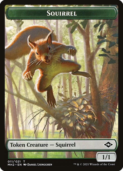 Modern Horizons 2 Tokens - 11 - Squirrel - Common
