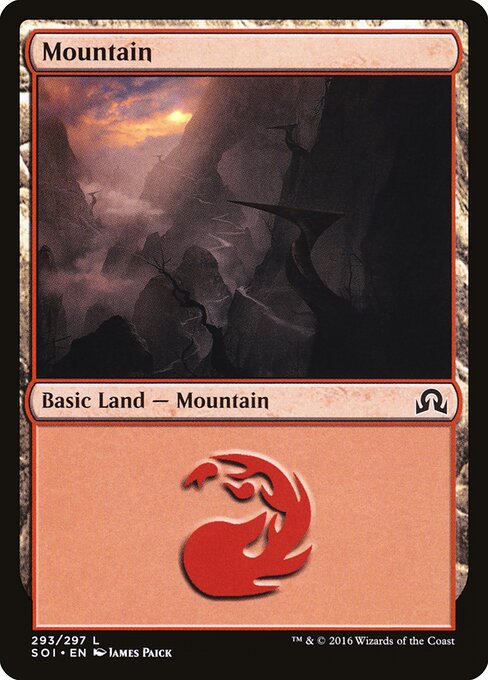 Shadows over Innistrad - 293 - Mountain - Common