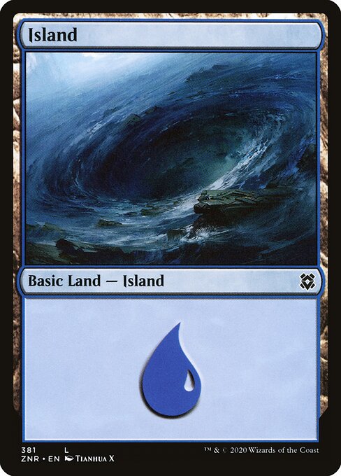 Zendikar Rising - 381 - Island - Common