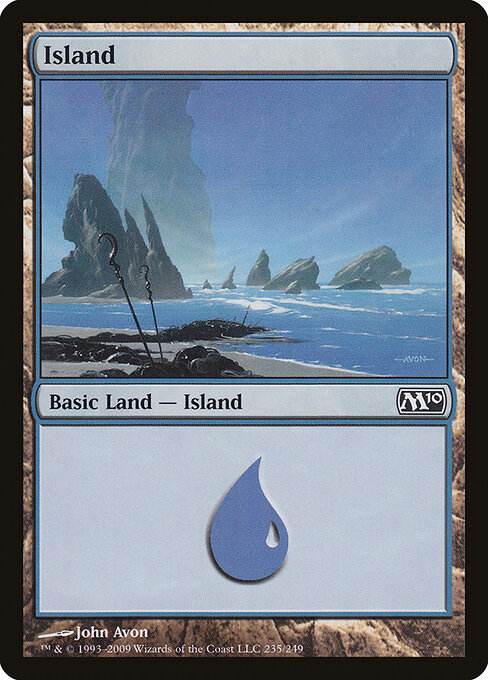 Magic 2010 - 235 - Island - Common