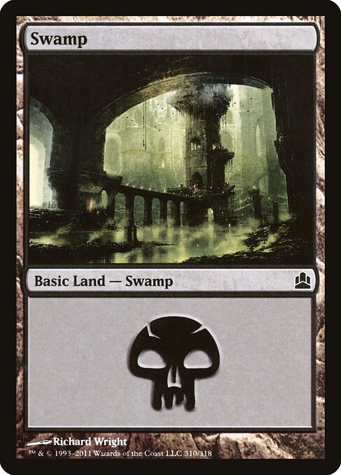 Commander 2011 - 310 - Swamp - Common