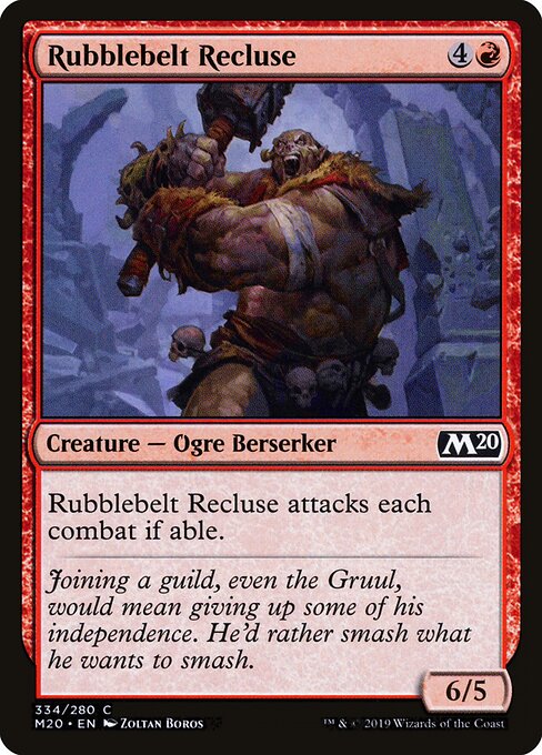 Core Set 2020 - 334 - Rubblebelt Recluse - Common