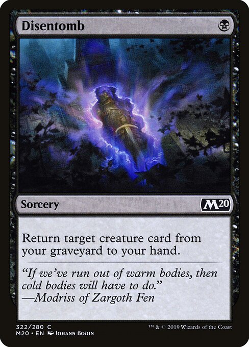 Core Set 2020 - 322 - Disentomb - Common
