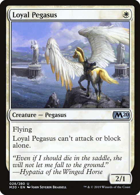 Core Set 2020 - 28 - Loyal Pegasus - Uncommon