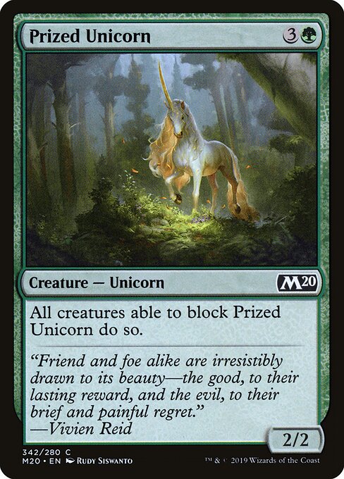 Core Set 2020 - 342 - Prized Unicorn - Common