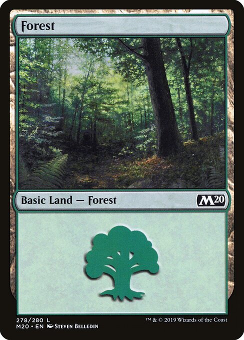 Core Set 2020 - 278 - Forest - Common
