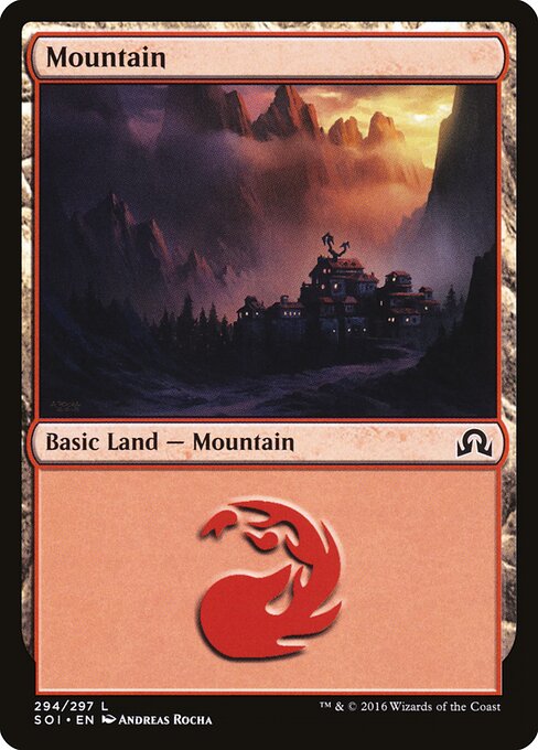 Shadows over Innistrad - 294 - Mountain - Common