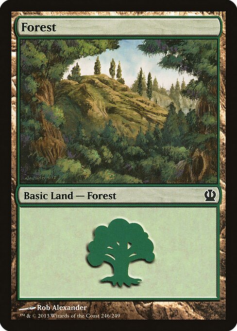 Theros - 246 - Forest - Common