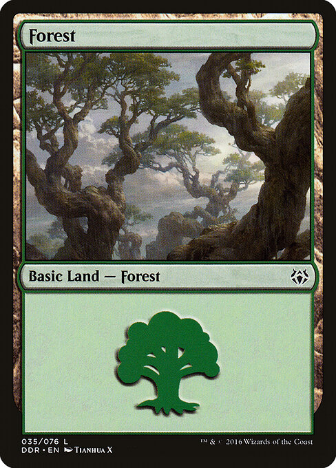 Duel Decks: Nissa vs. Ob Nixilis - 35 - Forest - Common