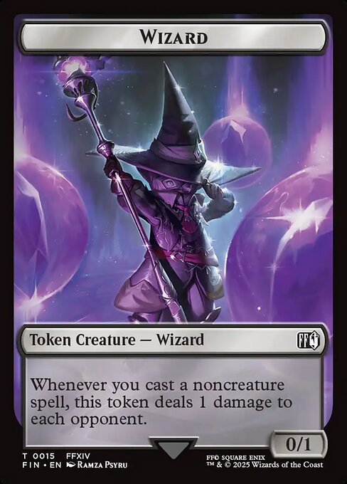 Final Fantasy Tokens - 15 - Wizard - Common