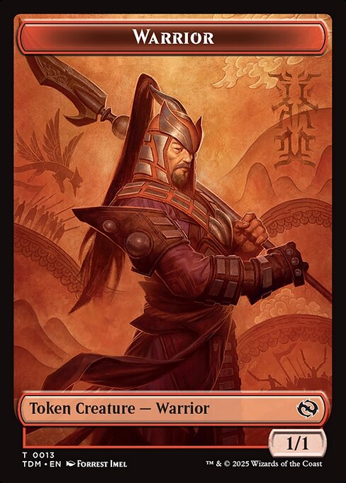 Tarkir: Dragonstorm Tokens - 13 - Warrior - Common