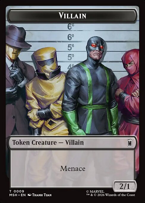 Marvel Super Heroes Tokens - 9 - Villain - Common