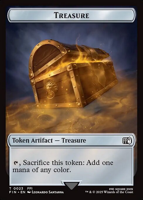 Final Fantasy Tokens - 23 - Treasure - Common