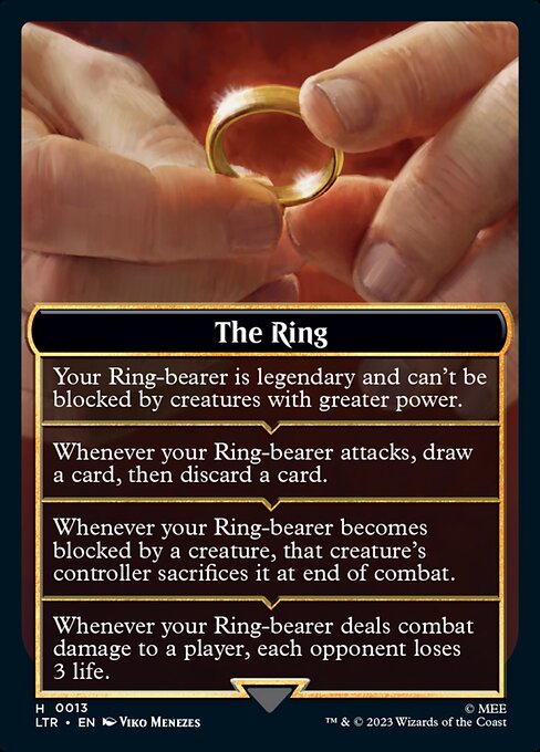 Tales of Middle-earth Tokens - H13 - The Ring // The Ring Tempts You - Common