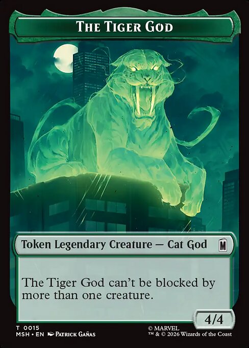Marvel Super Heroes Tokens - 15 - The Tiger God - Common