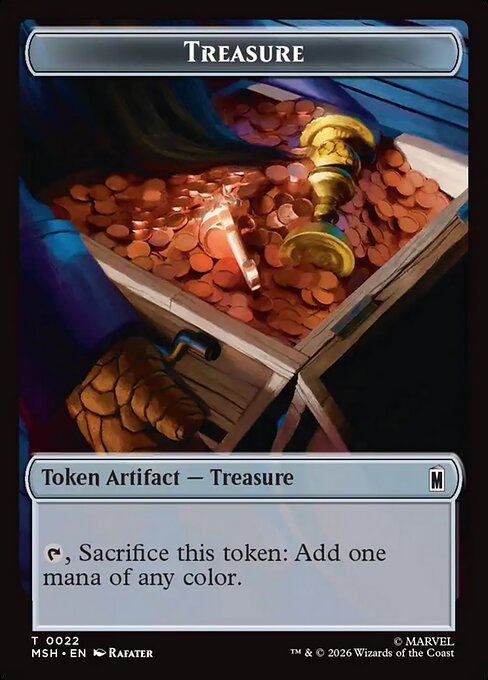 Marvel Super Heroes Tokens - 22 - Treasure - Common