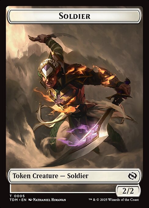 Tarkir: Dragonstorm Tokens - 5 - Soldier - Common