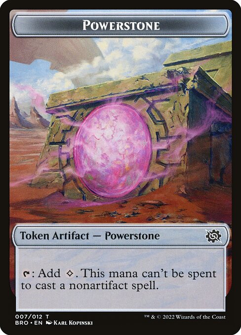 The Brothers' War Tokens - 7 - Powerstone - Common