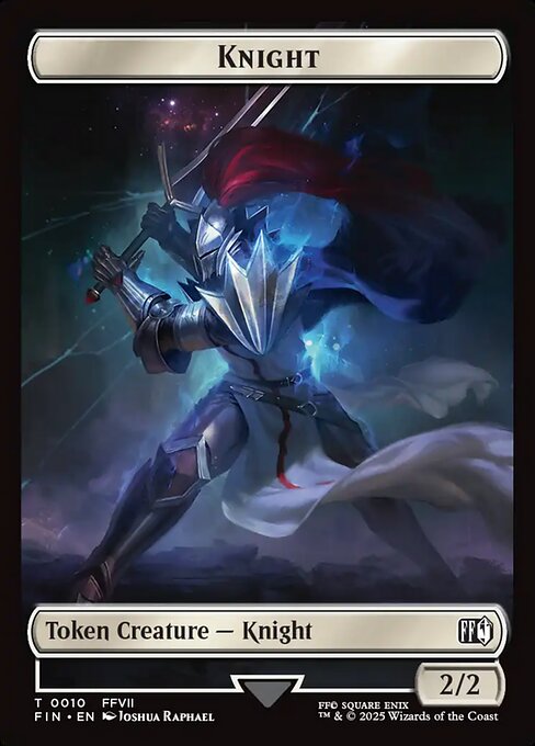 Final Fantasy Tokens - 10 - Knight - Common