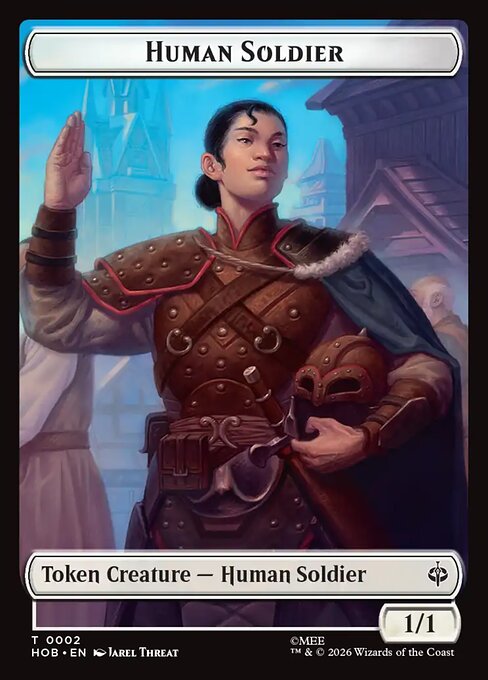 The Hobbit Tokens - 2 - Human Soldier - Common