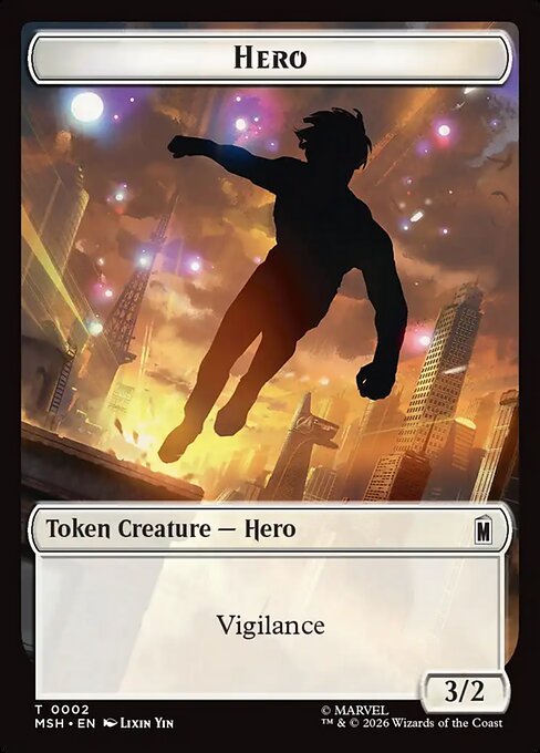 Marvel Super Heroes Tokens - 2 - Hero - Common