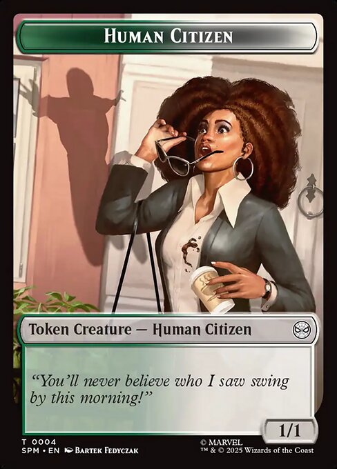 Marvel's Spider-Man Tokens - 4 - Human Citizen - Common