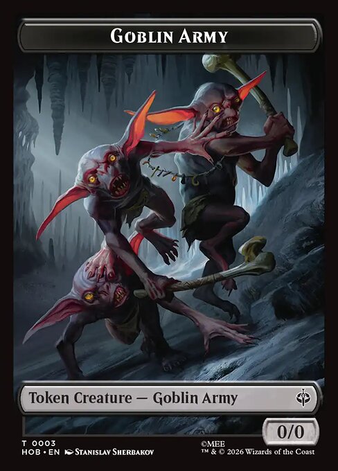 The Hobbit Tokens - 3 - Goblin Army - Common